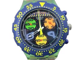 reloj pulsera unisex swatch game over aquachrono