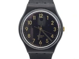 reloj pulsera unisex swatch golden tac