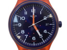 reloj pulsera unisex swatch naranja