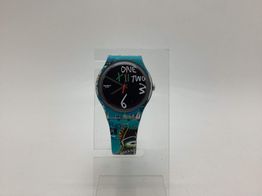 reloj pulsera unisex swatch swatch x jan michel basquiat