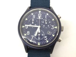 reloj pulsera unisex timex azul