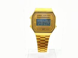 relojes digitales casio a168