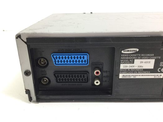 reproductor video vhs samsung sv-651x