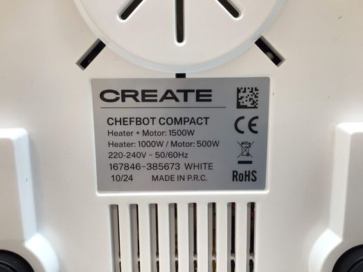 robot multifuncion create chefbot compact steampro
