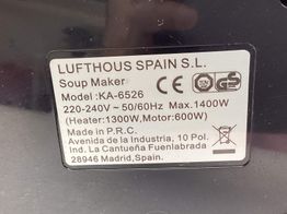 rob&ocirc; multifun&ccedil;&otilde;es lufthous ka-6526