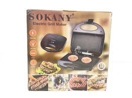 sanduicheira sokany eletric grill maker
