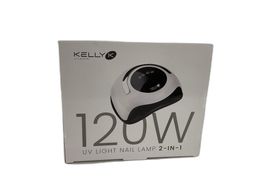 secadores manicura kelly k uv led nail lamp 120w 2-in-1