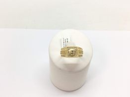 sello oro 18k con circonita 