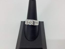 sello oro 18k con diamante de laboratorio 