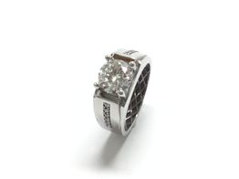 sello oro 18k con diamante de laboratorio 