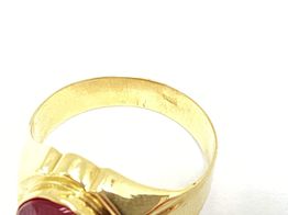 sello oro 18k con circonita 