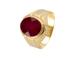 sello oro 18k con espinela 