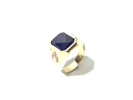 sello oro 18k con circonita 
