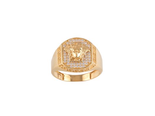 sello oro 18k con circonita 