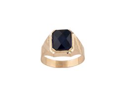 sello oro 18k con circonita 