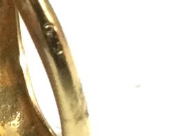 sello oro 18k con malaquita 