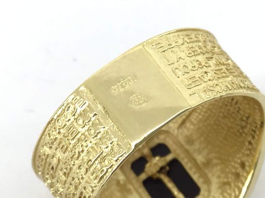 sello oro 18k 