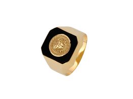 sello oro 18k con onix 