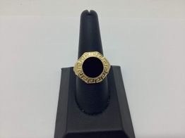 sello oro 18k con onix 