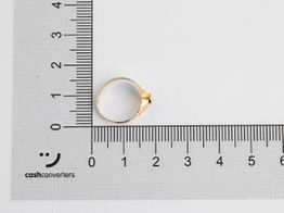 sello oro 18k con circonita 