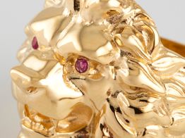 sello oro 18k con circonita 