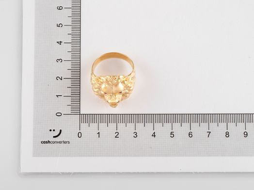 sello oro 18k con circonita 