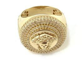 sello oro 18k con circonita 