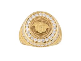 sello oro 18k con circonita 