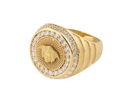 sello oro 18k con circonita 