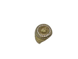 sello oro 18k con circonita 