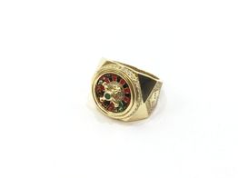 sello oro 18k con circonita 