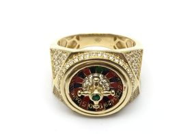 sello oro 18k con circonita 