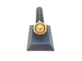 sello oro 18k con circonita 