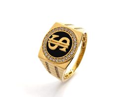 sello oro 18k con circonita,onix 