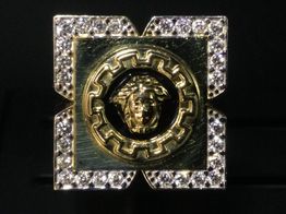 sello oro 18k con circonita 