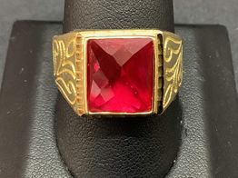 sello oro 18k con circonita  sello oro 18k con circonita