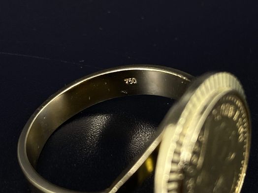 sello oro 18k 