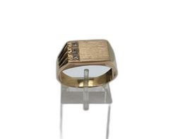 sello oro 18k con circonita 