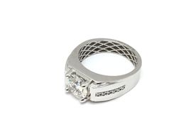 selo ouro 18k con diamante de laboratorio 