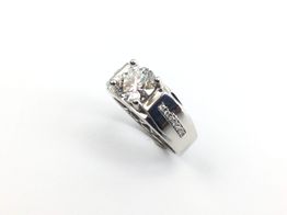 selo ouro 18k con diamante de laboratorio 