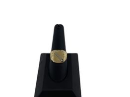 selo ouro 18k com pedra con circonita 