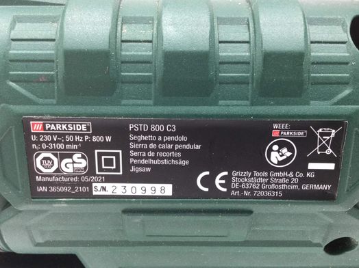sierra calar parkside pstd 800 c3