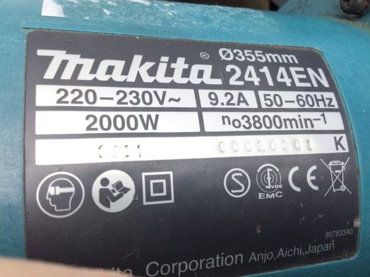 sierra circular makita 2414 en