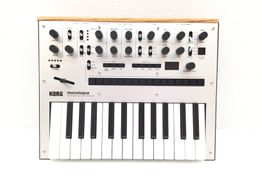 sintetizador korg monologue silver