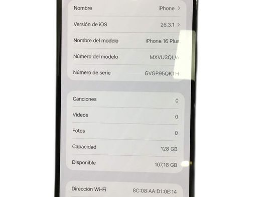 apple iphone 16 plus 128gb