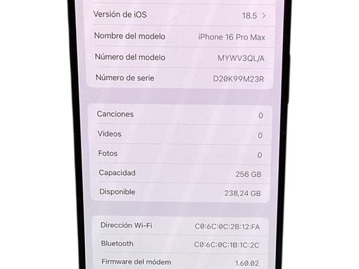 apple iphone 16 pro max 256gb