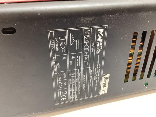 soldador metal works tec 160