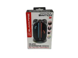 suporte de carregamento comandos joy-con blackfire quad charging dock