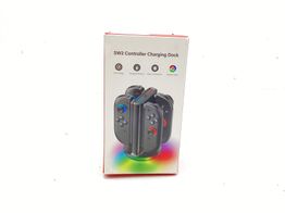 suporte de carregamento comandos joy-con genrico sw2 controller charging dock