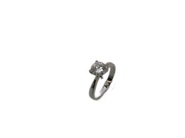 sortija oro 18k con diamante de laboratorio 